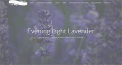 Desktop Screenshot of eveninglightlavender.com